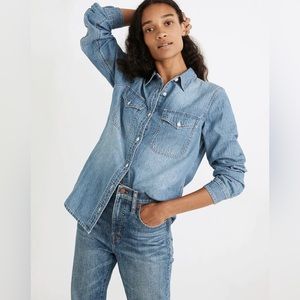 Madewell Chambray shirt NWT